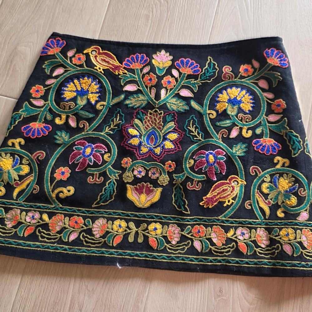 Stunning embroidered skirt by zara